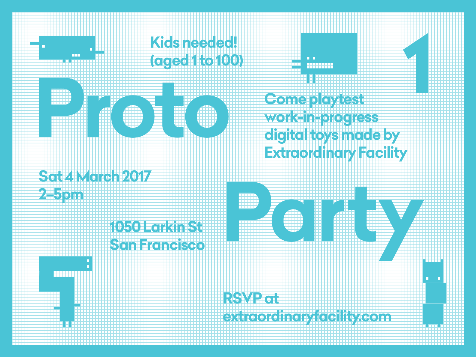 Proto Party 1 flyer