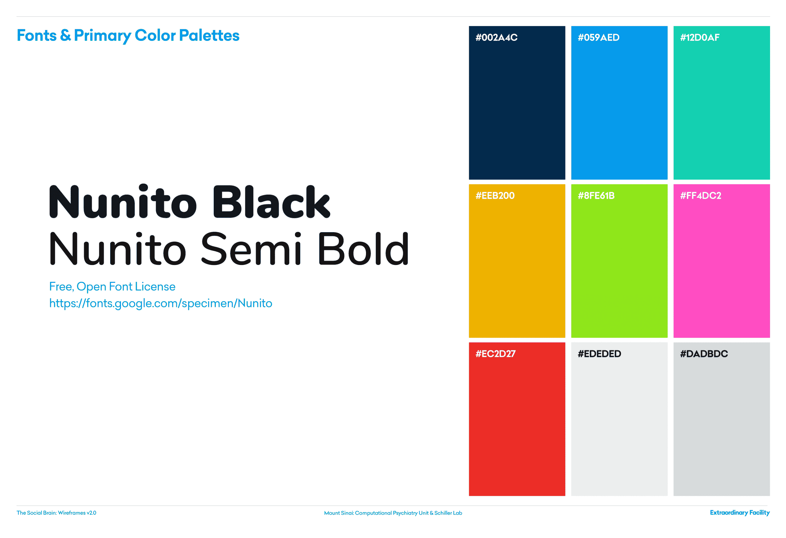 Fonts and colors